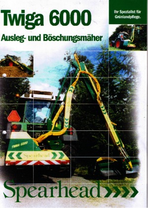 косарки з похилими поверхнями Spearhead Twiga 6000 Teleskop