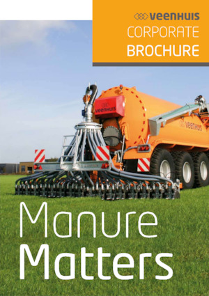 сошник для глибокої закладення гною Veenhuis ECOJECT 7.60