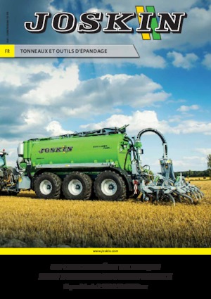 сошник для глибокої закладення гною Joskin TERRADISC 2 XXL 5000/40TDH