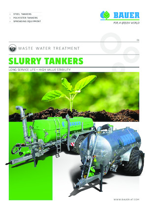 Резервуари для суспензії Bauer Irrigation Pump tanker poly 241+ tridem axle