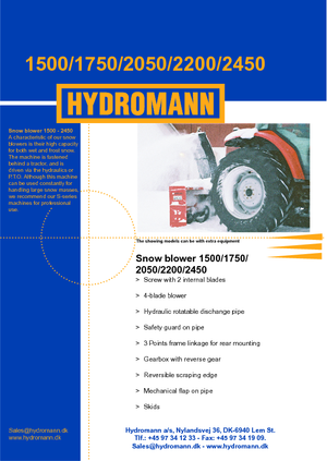 Снігоходи Hydromann 2050
