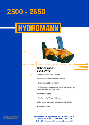 Снігоходи Hydromann 2500