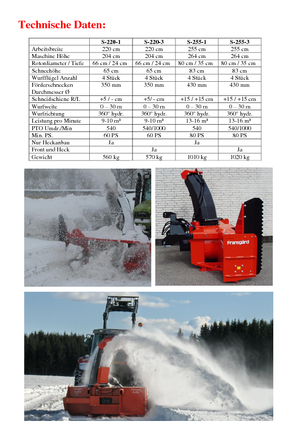 Снігоходи Fransgard S 220-3