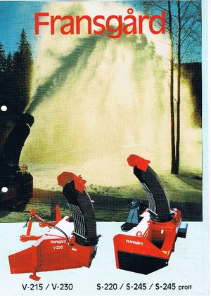 Снігоходи Fransgard S 245 proff
