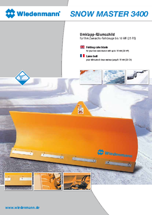 Снігозахисні машини Wiedenmann 3400