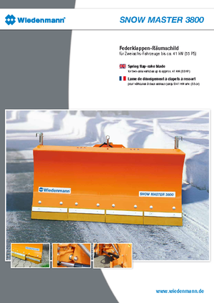 Снігозахисні машини Wiedenmann 3800