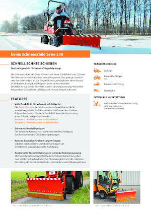Снігозахисні машини Bema 550/1800