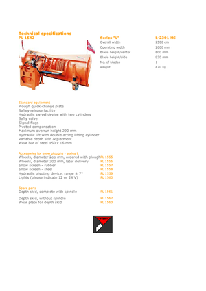 Снігозахисні машини Hydrac L 2301 HS