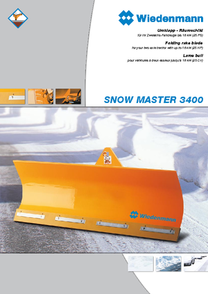 Снігозахисні машини Wiedenmann SnowMaster 3403