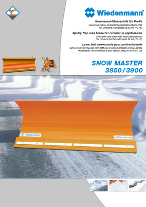 Снігозахисні машини Wiedenmann SnowMaster 3903