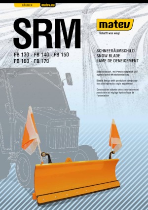 Снігозахисні машини Matev SRM-FB 150