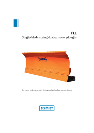 Снігоочисники з пружинними кришками Schmidt FLL 24 *