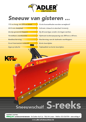 Снігоочисники з пружинними кришками Adler S 300