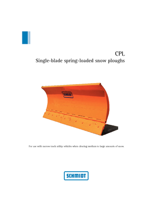 Снігоочисники з поворотними кришками Schmidt CPL 21 *