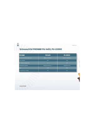 Снігоочисники з поворотними кришками Pronar PU 1400