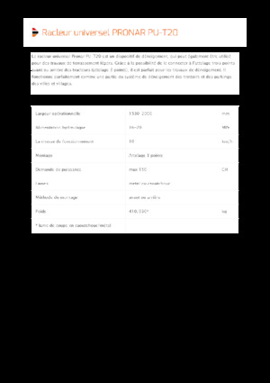 Снігоочисники з поворотними кришками Pronar PU-T20