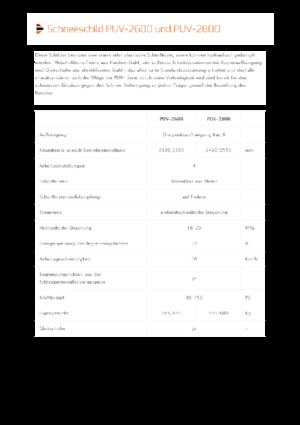 Снігоочисники з поворотними кришками Pronar PUV 2800