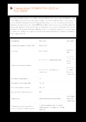 Снігоочисники з поворотними кришками Pronar PUV 2800