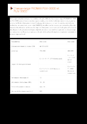 Снігоочисники з поворотними кришками Pronar PUV 3300