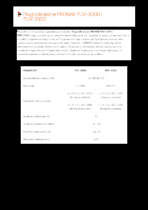 Снігоочисники з поворотними кришками Pronar PUV 3300