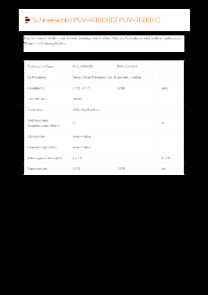 Снігоочисники з поворотними кришками Pronar PUV 3600HD