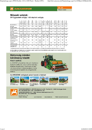 Посівні машини Amazone AD 3000 Super RoTec