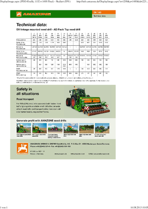 Посівні машини Amazone AD 3000 Super RoTec