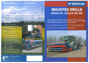 Посівні машини Fiona Apollo 4,0 SR