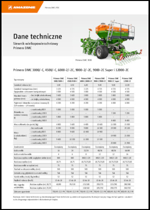 Посівні машини Amazone Primera DMC 3000