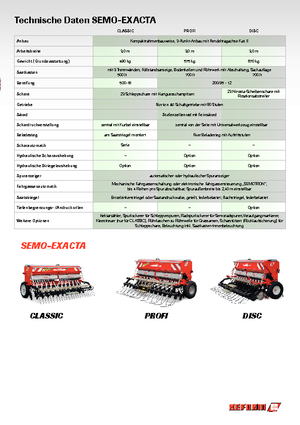 Посівні машини Reform Werke Semo-Exacta Classic