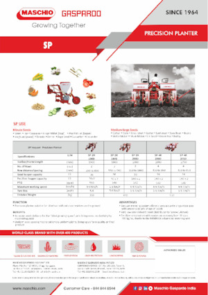 Посівні машини Gaspardo SP 4R 2750