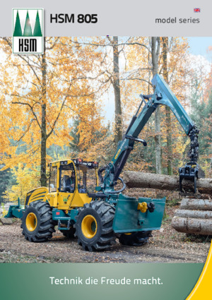 Спеціальні трелювальні трактори HSM 805HD 6WD