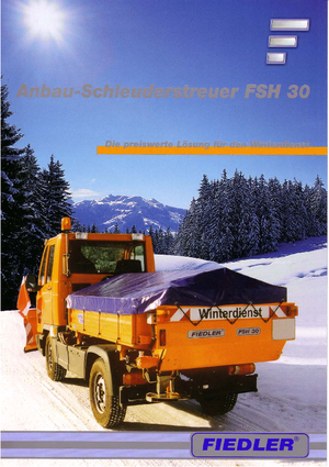 Навісні розкидачі Fiedler FSH 30 Edelstahl