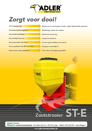 Навісні розкидачі Adler ST-E 105 Profi