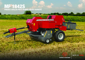 Великі тюкові прес-підбирачі + прес-підбирач з високою щільністю пресування Massey Ferguson SB 1842S
