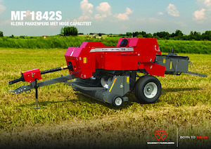 Великі тюкові прес-підбирачі + прес-підбирач з високою щільністю пресування Massey Ferguson SB 1842S