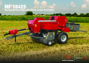 Великі тюкові прес-підбирачі + прес-підбирач з високою щільністю пресування Massey Ferguson SB 1842S