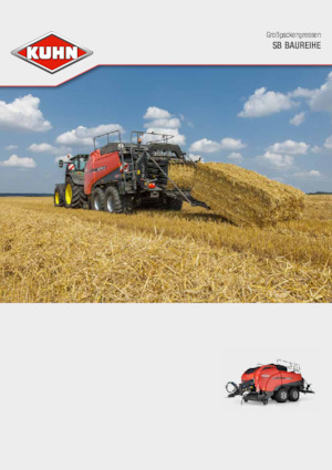 Великі тюкові прес-підбирачі + прес-підбирач з високою щільністю пресування Kuhn SB 1290