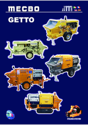 стаціонарні насоси для подачі бетону Mecbo Getto P2.800 H