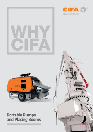 стаціонарні насоси для подачі бетону CIFA PC 709