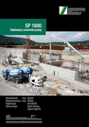 стаціонарні насоси для подачі бетону SCHWING-Stetter SP 1800 D