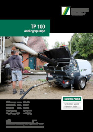 стаціонарні насоси для подачі бетону SCHWING-Stetter TP 100 D