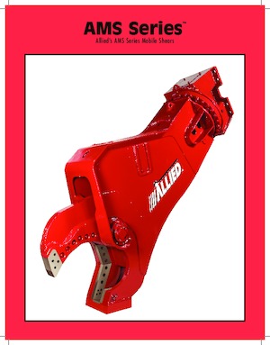 Різаки для сталевого брухту Allied AMS 50 Throat