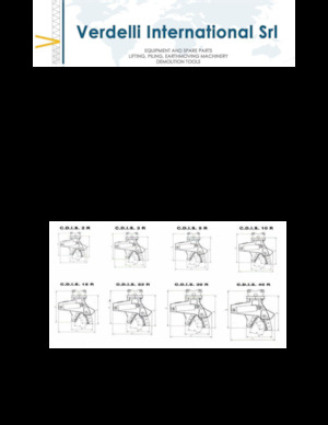 Різаки для сталевого брухту Verdelli C.D.I.V. 15