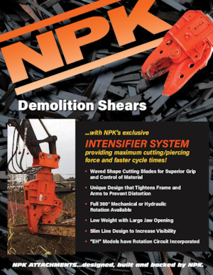 Різаки для сталевого брухту NPK K-7JR