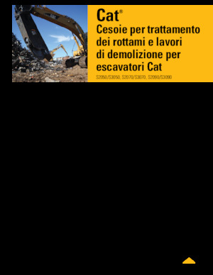 Різаки для сталевого брухту Caterpillar S2070