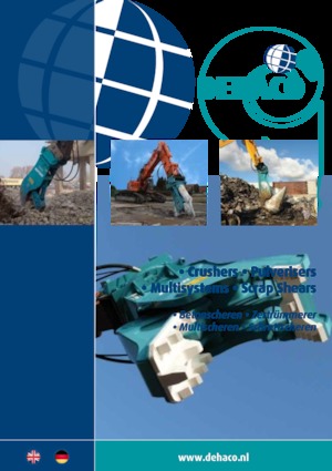 Різаки для сталевого брухту Dehaco SH 180R