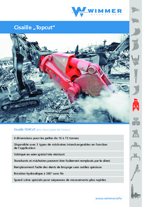 Різаки для сталевого брухту WIMMER TC 700 S