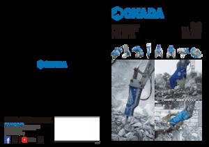 Різаки для сталевого брухту Okada TS-S550C