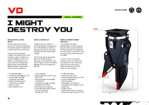 Різаки для сталевого брухту VTN VD10 